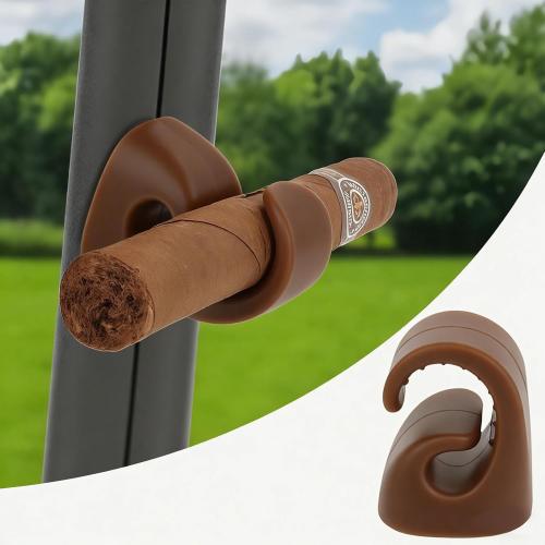 Magnetic Cigar Holder for Golf Cart, Adjustable Golf Cart Cigar Holder with No-Scratch Silicone & Strong Grip, Fits 38-70 Ring Gauge, Golf Cart Accessories for Fishing, Grilling & Outdoor