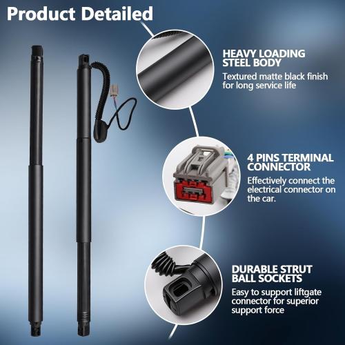 Rear Power Tailgate Lift Support Shock Struts,Trunk Liftgate Actuator Compatible with 2015-2020 Suburban Tahoe ESV Yukon XL Replace for 84306929 84183515 23226162 23408748