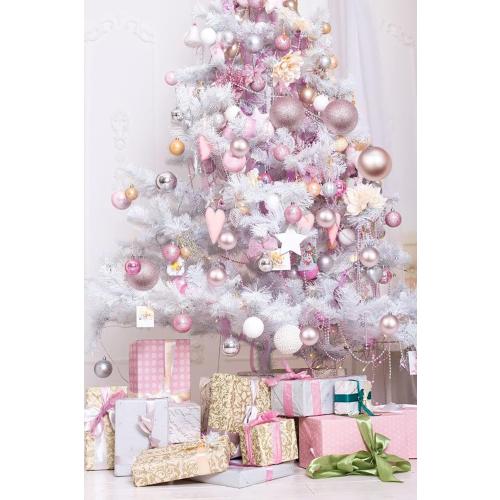 2.36 Christmas Ball Ornaments Shatterproof Pink Ornaments Set - 30 pcs for Christmas Tree, Halloween, Wedding & Party Decoration