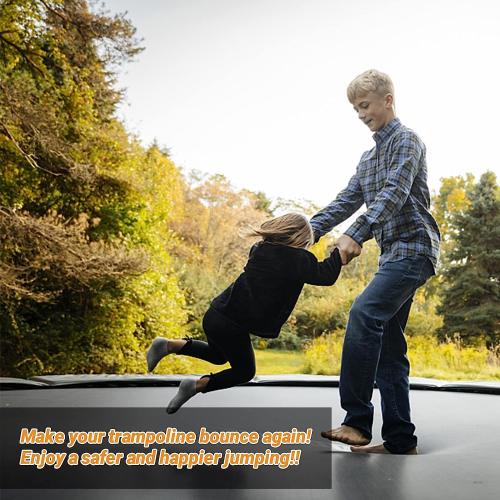 5.5inch/6.5inch/7inchTrampoline Springs Heavy Duty Stainless Steel Replacement Trampoline Replacement Parts, Weather-Resistant, Includes Tool and Gloves, Universal Trampolines Spring Tool