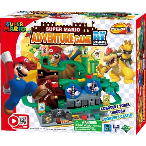 EPOCH Super Mario Adventure Game DX - Tabletop Skill and Action Game with Collectible Action Figures