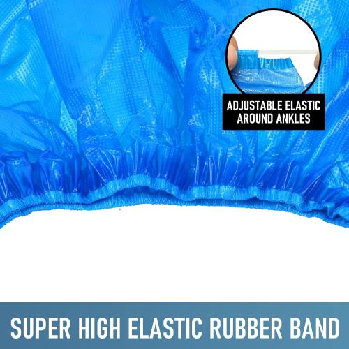 ONE SIZE FITS MOST Shoe Covers Disposable Non Slip - Pack of 100 (50 Pairs), Premium Waterproof and Recyclable Shoe Booties Covers for Indoors, Fits Up To 11 US Men and 13 US Women Size