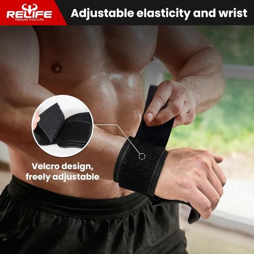 RELIFE REBUILD YOUR LIFE Lifting Hooks for Men and Women(Pair)
