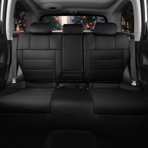Ranaya Custom Fit Seat Covers for Subaru Forester 2019–2024 (2.5i, Premium, Sport, Limited, Touring) & 2022–2026 Wilderness, Full Set Front & Rear, Waterproof Leatherette, Pet & Kid Friendly (Black)