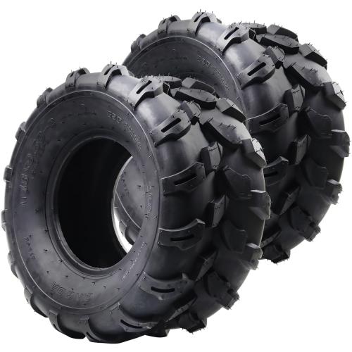 TROPOW 18X9.50-8 ATV Tires, 4PR, Set of 2 All Condition ATV Sand Mud Off-Road Tires, Tubeless