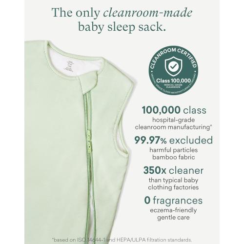 6-15 months...PurComfy Supersoft Sleep Sack 1.0 TOG, Premium Bamboo Viscose Baby Sleeping Bag 2-Way Zipper Sleep Sack Baby Wearable Blanket