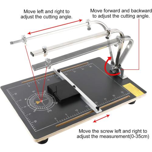 YaeTek Micromot Hot Wire Cutter Thermocut Foam Cutting Machine, 110V Table Top Styrofoam Cutter Cutting Foams, Sponge, Pearl Cotton, KT Board DIY Styrofoam Polystyrene