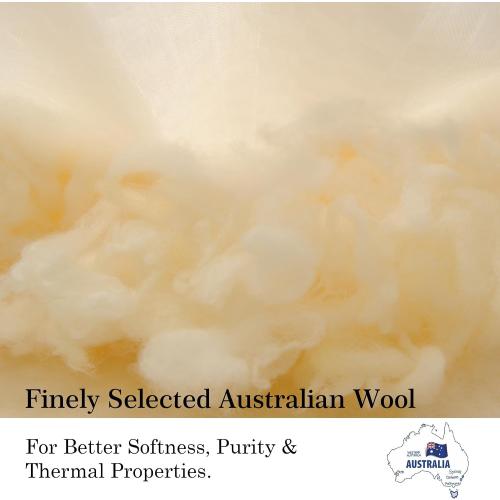 CUDDLE DREAMS Classic Wool Comforter (Midweight for All Season)