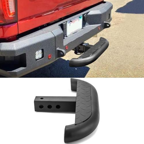 Towing Hitch Step No Slip for 2 Inch Receiver, Rear Bumper Guard Trailer Steps Compatible with Car/Truck/Vehicle