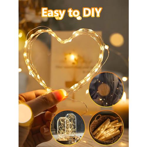 4 Pack 100 LED Fairy Lights Battery Operated with Remote, 33FT Waterproof Twinkle Lights with Timer & 8 Modes, Fairy String Light Outdoor Indoor for Bedroom Classroom DIY Christmas Decor (Warm White)