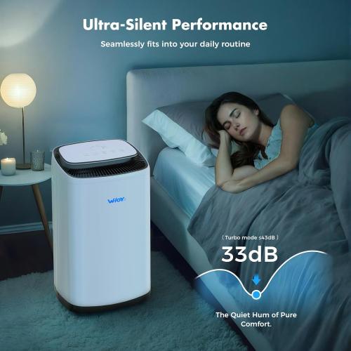 Size 120 pints Dehumidifier for Basement 6,000 Sq Ft, 120 Pints Max. Smart Compressor,Intelligent Humidistat, Smart App-Controlled with Darin Hose And App Control for Basement, Bathroom,Living room,Bedroom,Home