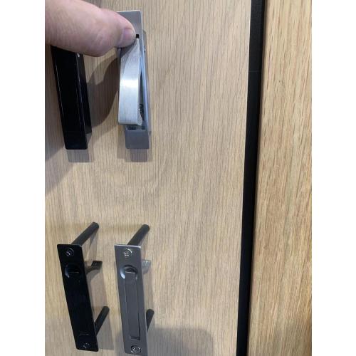 Dontay Pocket Pull Handle, Edge Pull, Professional Stainless Steel 304, Flush Mount for Sliding Door (Matte Black, 1)