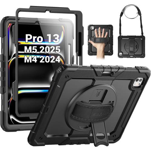 SEYMAC Case for iPad Pro 13 Inch M5 / M4 (2025/2024), Black