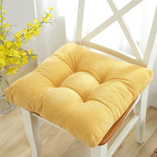 Square Resistant Dining Chair Breathable seat Cushion, Kitchen Chair Cushion, Indoor and Outdoor Comfortable Chair Cushion Soft Thick Chair Cushion(Coffee)
