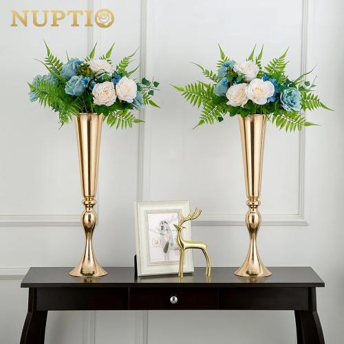Gold Tall Centerpiece for Table,Tall, 6 Pcs