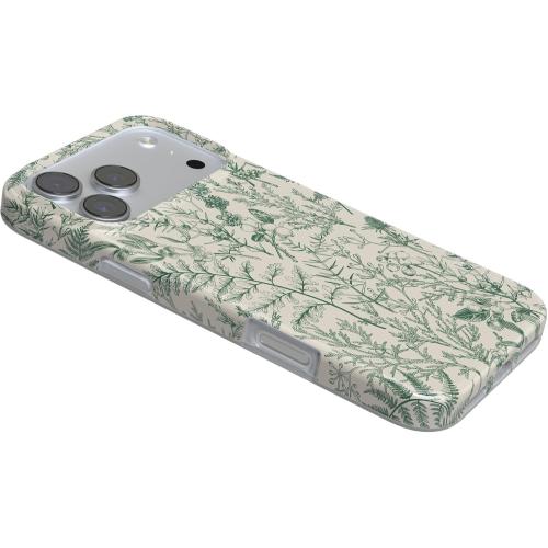 Casely iPhone 17 Pro Case | Sage Garden | Green Floral | Compatible with MagSafe | Classic Ultra Slim Design