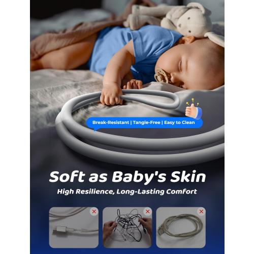 2 pk LISEN USB C to Lightning Cable, Chubby 240W 4 in 1 Charging Cable 6.6FT, USB A/C to C/Lightning with Light for iPhone 17 16 15 14 Pro Max/MacBook/iPad/Samsung S25/Switch/PS5,Camera & Photo Cables