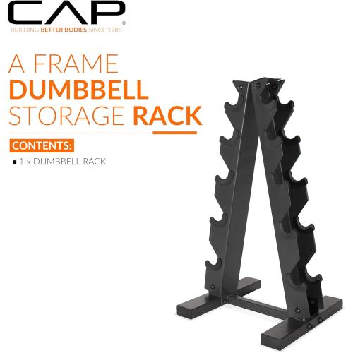 Cap Barbell A-Frame Dumbbell Weight Rack | Color Series