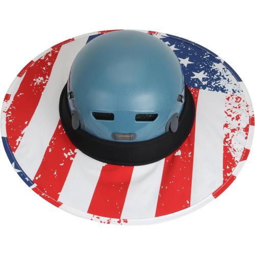 4th of July Decorations, Climbing Helmet Sun Hat, Safety Helmets Sun Protection Accessories Suit for The Rescue Team, High-Altitude Worker