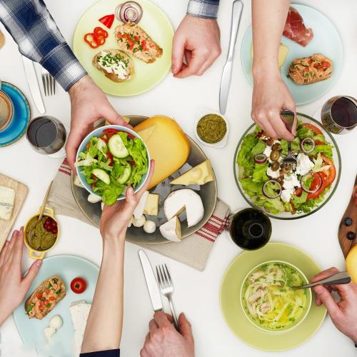 9Pc Silverware Set,SANTUO Stainless Steel Knives Spoon Forks Set for Home, Kitchen and Restaurant, Mirror Polished& Dishwasher Safe (9Pcs-Silverware set)