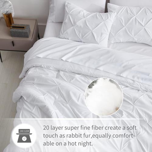 White Queen Comforter Set,sheet
