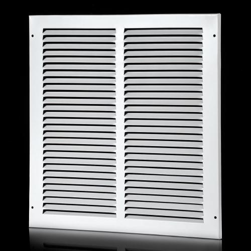 14x14 Return Air Grille(Duct Opening Size),Air Return Vent Cover,Flat Vent Cover,Rejillas De Aire Acondicionado Para Casa,Return Air Grilles,Outer Dimensions:15.75Wx15.75H(14W x 14H, Duct Opening)