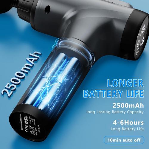 APHERMA Massage Gun, Muscle Massage Gun for Athletes Handheld Electric Deep Tissue Back Massager, Percussion Massage Device for Pain Relief with 30 Speed Levels 9 Heads
