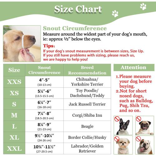 Mayerzon Dog Muzzle, Puppy Soft Mesh Muzzle for Small Medium Large Dogs Chihuahua Poodles Beagle Dachshund Corgis Labrador for Biting Chewing Grooming That Allows Panting Drinking(M, Black)