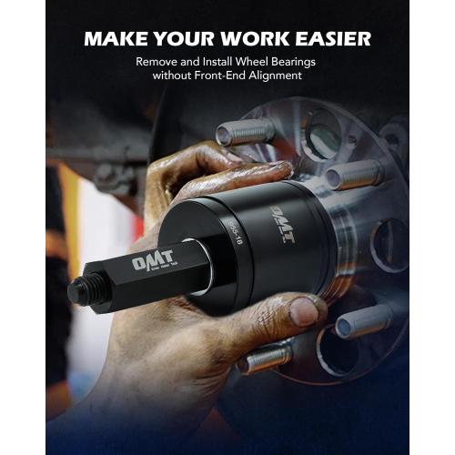 Orion Motor Tech Wheel Bearing Press Kit for Front Wheel Drive Bearing Removal & Installation, 24pc Wheel Bearing Puller Tool Set with Sliding Screws Universal Bushings Sleeves Storage Case