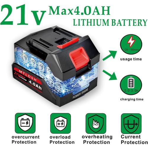 Electric Weed Wacker Cordless Weed Trimmer,Battery Powered with ，2*21V 4.0Ah Electric Weed Eater Brush Cutter with 3 Types Blades, Adjustable Cutting Angle &Height Edger Lawn Tool for Garden and Yard