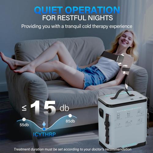 ICYTHRP Programmable Timer Cold Therapy Machine for Shoulder w/Quiet Pump