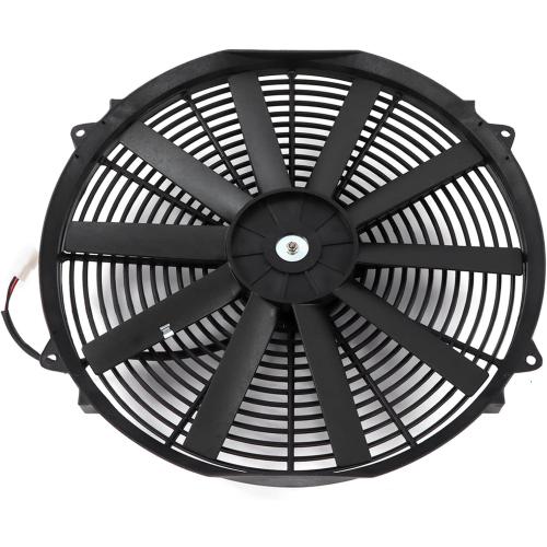Universal Slim Fan 16in Electric Radiator Cooling Fan 24V 120W Car Truck RV