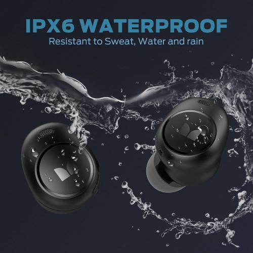 Monster Wireless Earbuds, Achieve 300 AirLinks Headphones Touch Control with Bluetooth 5.3 in-Ear Stereo Headphones, USB-C Quick Charge, Bluetooth Earbuds