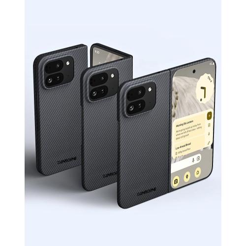 Thinborne Compatible with Pixel 9 Pro Fold Case, [600D Aramid Fiber] [Magnetic] [Ultra Thin] [Minimalist Style] [Carbon Fiber] - Version 2.0