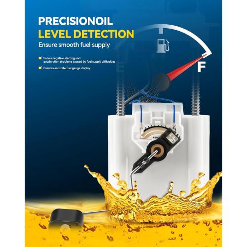 PHILTOP FG1439 Electric Fuel Pump Module Assembly, Compatible with Ram 1500 2013 V6 3.6L / V8 4.7L / 5.7L, 2015–2017 V6 3.6L / V8 5.7L, Replaces SP7223M, E7270M, FG1354, EFG1439, P77018M