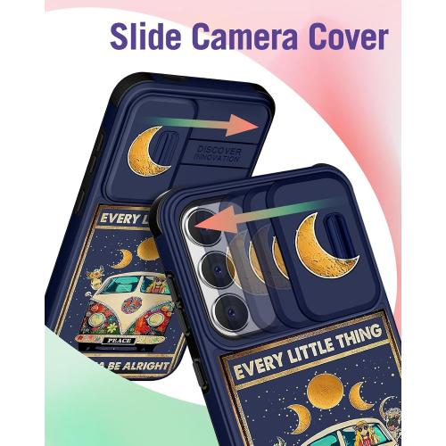 Funermei for Samsung Galaxy S25/24 Plus Case with Magnetic Ring Stand