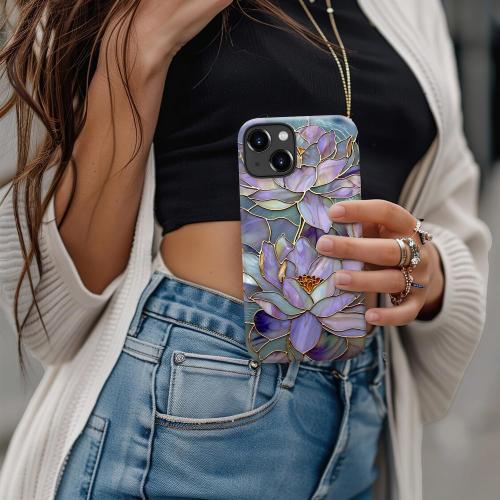 DorisMax for iPhone 15 Case - Wireless Charging - Cute Wildflower | Dual-Layer Hard Shell   Silicone Cover - Shockproof Protective Phone Case with Stylish Designs for Women Girls
