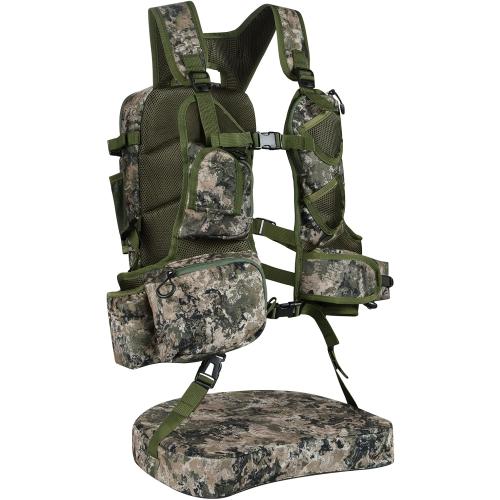 LUCKY CLOVER Turkey Vest, Comfortable Turkey Hunting Vest with Seat Cushion, Turkey Gear & Accessories