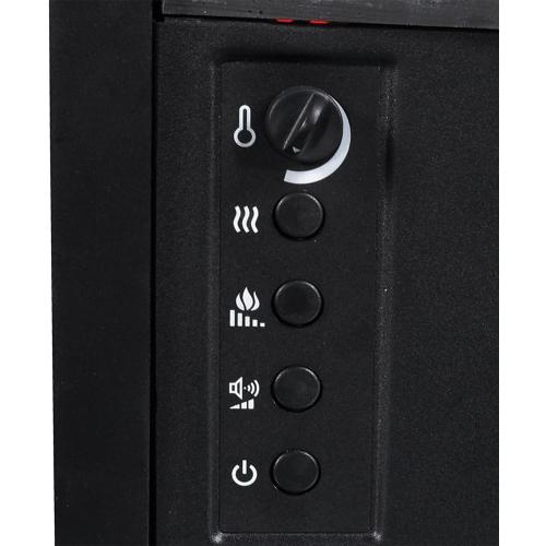 duraflame® Electric Log Set 1,000 Sq Ft Infrared Heater, Faux Logs Insert with LED Flames for Existing Fireplaces, Crackling Sounds, Remote Control Included