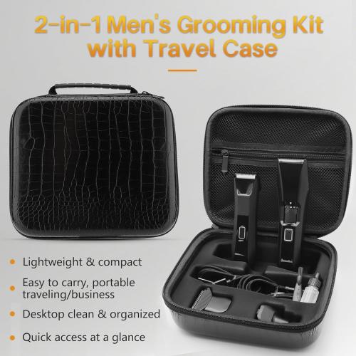 Manscape Beard Trimmer for Men, Groin & Body Hair Trimmer, Ball Shaver, Nose Hair Clippers, All-in-One IPX7 Waterproof Men's Wet/Dry Groomer Kit, Rechargeable with Travel Case, LED Display