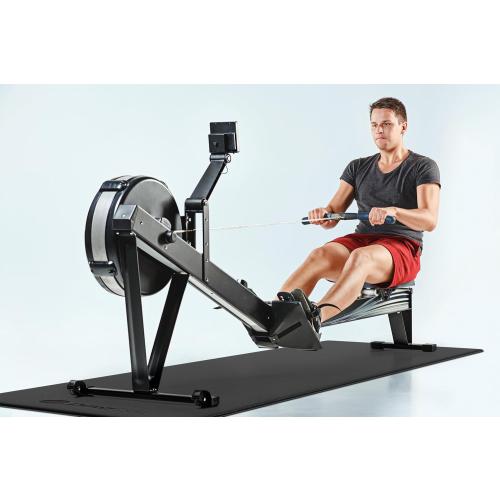 Powr Labs Rowing Machine Mat, Treadmill Mat for Carpet & Hardwood Floors - Rower Mat for Hydrow, Concept 2, Peloton Rower, Exercise Equipment, Gym Equipment