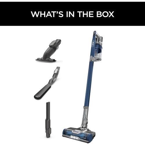 Shark Cordless Pet Plus Vacuum with HEPA Filter, Powerful Suction, Lightweight, 40min Runtime, Anti-Allergen Complete Seal, PowerFins, Self-Cleaning Brushroll, for Carpets & Hardfloors, Blue, IZ361H