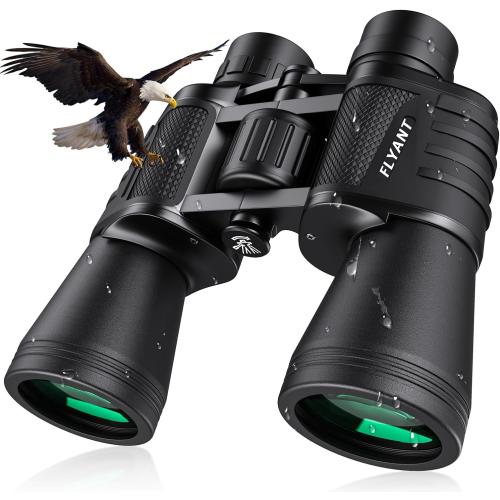 20x50 High Powered Binoculars for Adults, Waterproof Compact Binoculars with Low Light Vision for Bird Watching Hunting Camping Travel Cruise Hiking Sports Stargazing, Christmas Birthday Gifts for Men