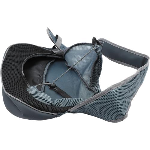 Pet Sling, Pet Dog Sling Carrier Adjustable Dog Satchel Carrier Bag Pet Single Shoulder Bag, Suitable for Puppy, Small Dogs, and Cats for Outdoor Travel (Black)