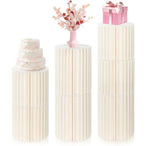 Cylinder Stands for Party, 7pcs Cilindros Para Fiestas Cake Pedestal Stand for Party