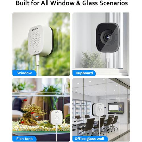 LongPlus 5MP 3K Safeview Window Security Camera, WiFi6 Indoor Window Camera