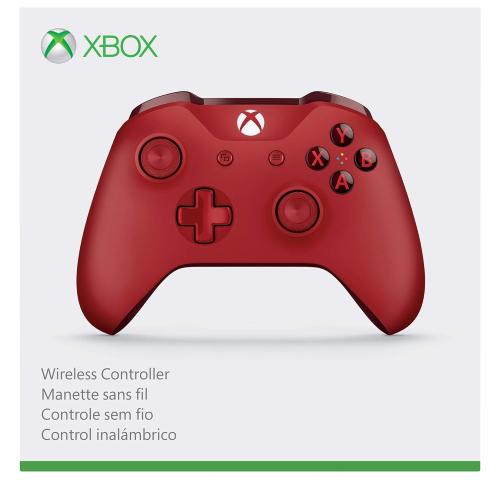 Xbox One Wireless Controller - Red (Renewed)