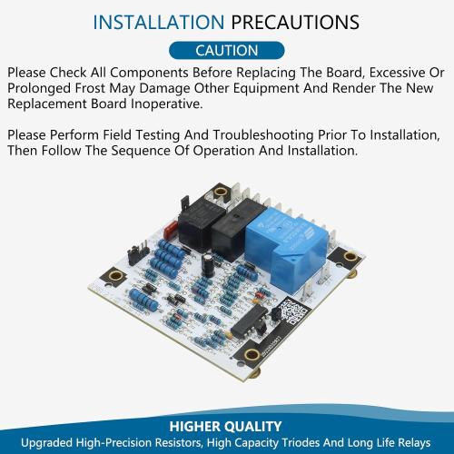 Upgrade PCBDM133S Defrost Control Board Replacement Goodman Furnace Control Board Part PCBDM133S,PCBDM133,PCBDM160S,PCBDM160 For HVACR Applications Model ANZ130181AA APD1424070M41AA