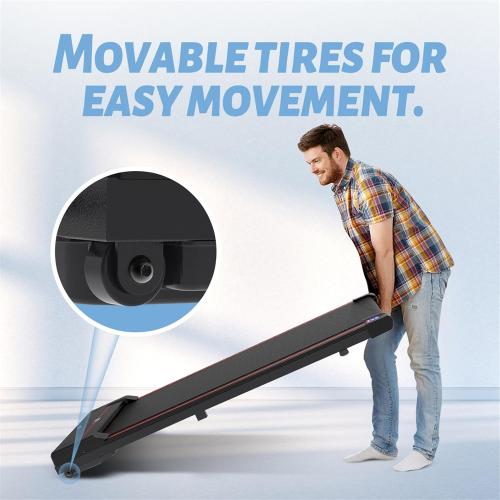 Size 48D x 19.6W x 4.6H Color Black perax Walking Pad,Under Desk Treadmill,Treadmills for Home,320 Lb Capacity