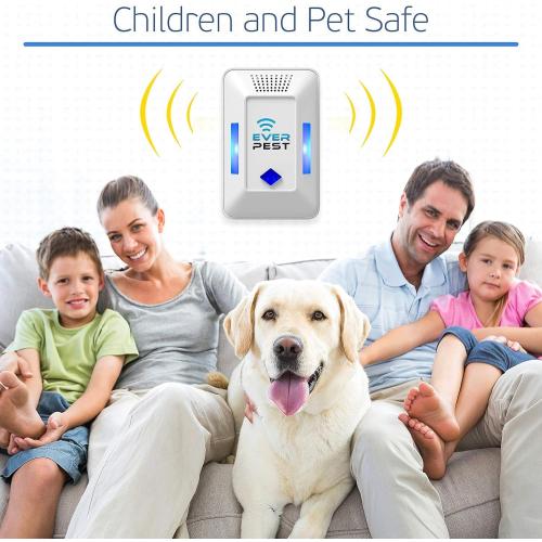 Ultrasonic Pest Repeller Plug in - Device Repels Cockroach Cricket Bug Flea Fruit Flies Deterrent, Ultrasound Insect Control Mice Roach Rat Scorpion Bat Squirrel Rodent Spider Wasp (1)